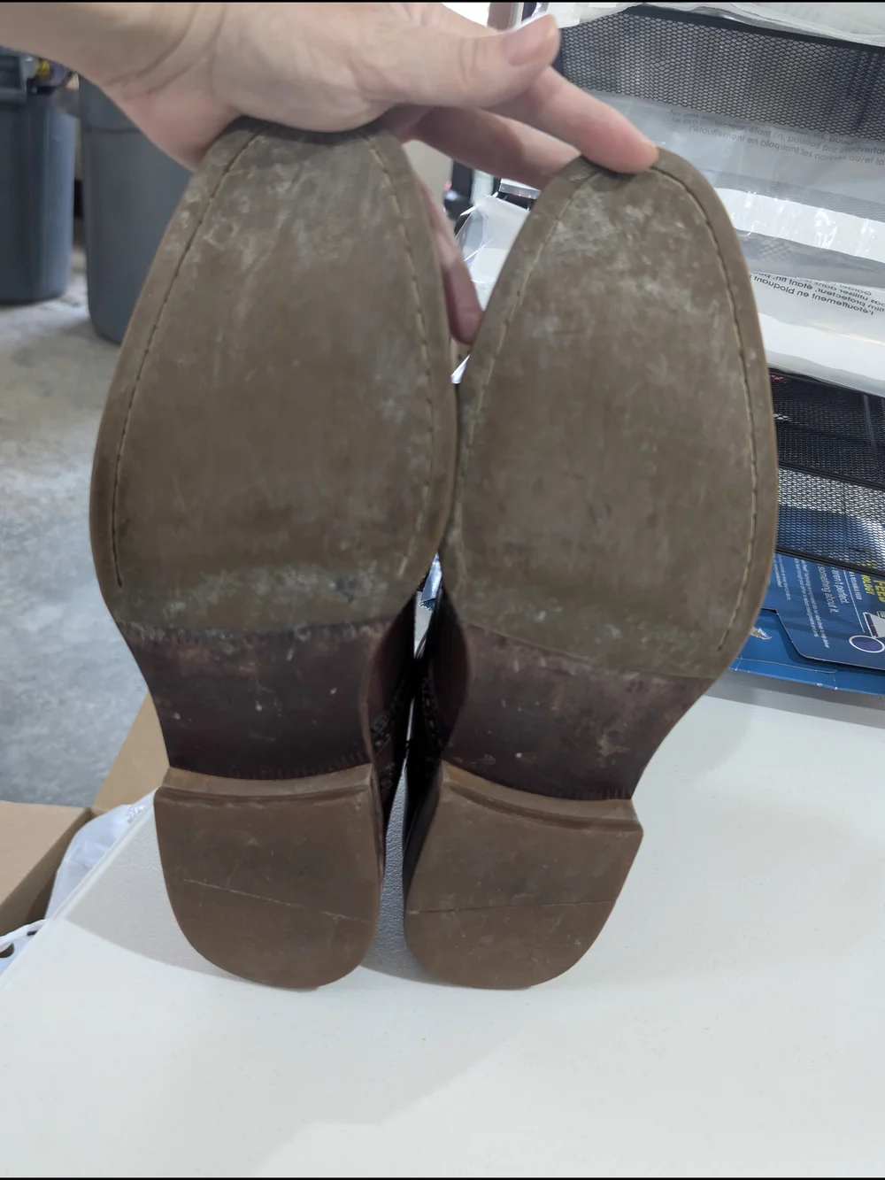 Cole Haan Brown Leather Chukka Wingtip Boots